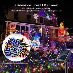 Luces Navideñas con  PANEL SOLAR 30 METROS + ENVIO GRATIS