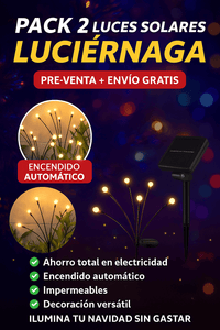 2 PACK DE LUCIERNAGAS DE AHORRO DE ENERGIA + ENVIO GRATIS