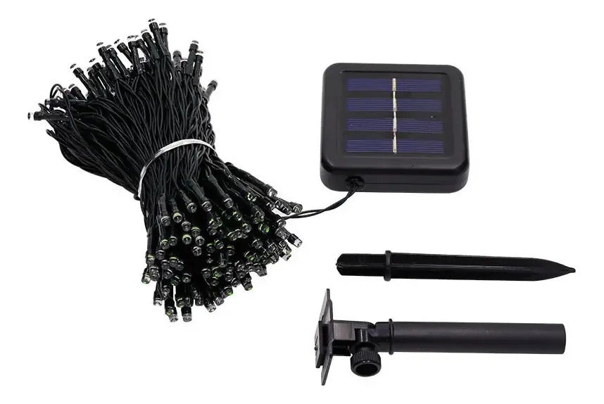 Luces Navideñas con  PANEL SOLAR DE 30 METROS + ENVIO GRATIS